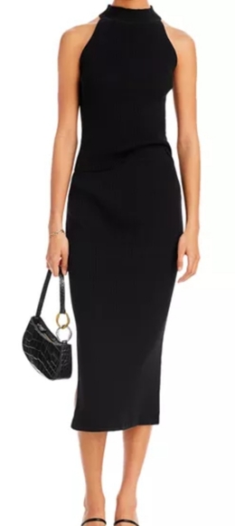 NWT Aqua Knit ribbed back mock neck top size large - Picture 15 of 16